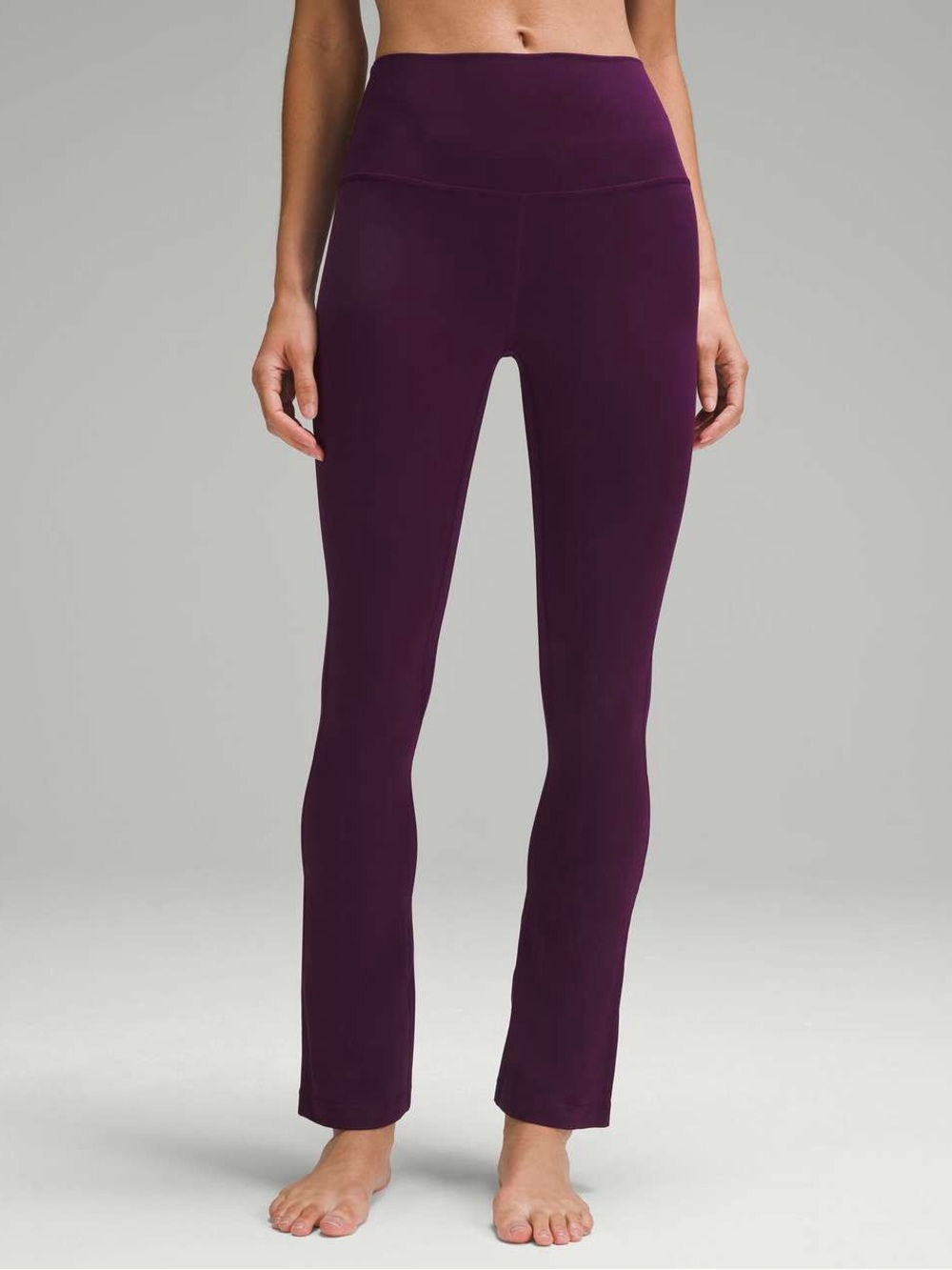Lululemon Align High-Rise Mini-Flared Pant Extra Short Dramatic Magenta - Size 8
